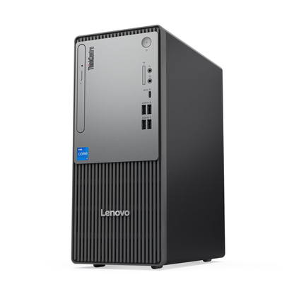 Lenovo ThinkCentre neo 50t Gen 5 Desktop PC, Intel Core i5-14400, 8GB DDR5 RAM, 512GB SSD, USB-C, HDMI, DisplayPort, Keyboard & Mouse Included, Tower Business Desktop