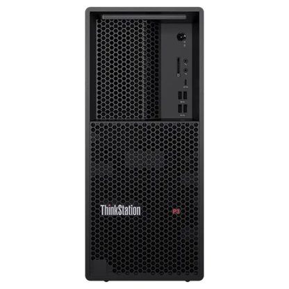 Lenovo ThinkStation P3 Tower Gen 2 Workstation (30HT) – Intel® Core™ Ultra 9 285K vPro®, 16GB DDR5-5600 RAM, 512GB PCIe Gen4 NVMe SSD, Integrated Intel Graphics, Windows 11 Pro, 750W PSU – Professional Desktop for Engineering, Design & Business