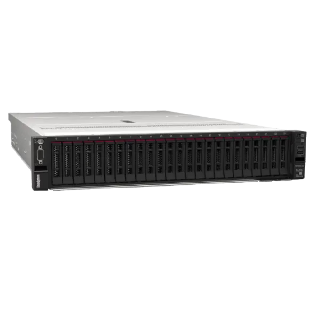 Lenovo ThinkSystem SR650 V2 Rack Server (7Z73A06BEA) – Intel® Xeon® Silver 4314 16-Core 2.4GHz, 32GB DDR4-3200 ECC RDIMM, 8×2.5" SFF Bays, RAID 9350-8i, 750W Platinum PSU, XClarity Enterprise – 2U Enterprise Server