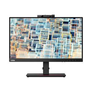 Lenovo ThinkVision T22v-20 monitor featuring built-in webcam