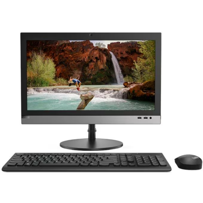 Lenovo V330-20ICB All-in-One Desktop, 19.5" HD+ Display, Intel Core i3-9100, 4GB RAM, 1TB HDD, Intel UHD Graphics 630, DVD-RW, WiFi, Windows 10 Pro, Wired Keyboard & Mouse Included