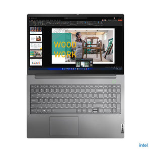 Lenovo ThinkBook 15 G4 IAP Laptop, 15.6" FHD Display, Intel Core i7-1255U, 8GB RAM, 512GB SSD, Intel Iris Xe Graphics, WiFi 6, Fingerprint Reader, Windows 11 Pro, Mineral Grey