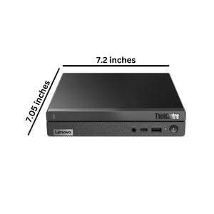 Cap Middle East FZCO-Default Title-LENOVO--Lenovo ThinkCentre Neo 50q Gen 4 Tiny Business Desktop Core Intel® Core™ i5-13420H Processor, 16GB DDR4 RAM, 512GB M.2 SSD PCIe, Intel® Wi-Fi 6 AX201 2x2 AX; Bluetooth® 5.1, Windows 11 Pro (Black)