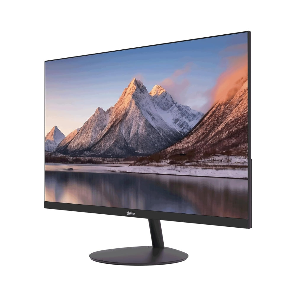 Cap Middle East FZCO-Default Title-Dahua-Monitor-Dahua 22-Inch Full HD 1080p 100Hz Ultra-Thin, Borderless Monitor With Speakers (Built-in), HDMI, VGA, 3 Years Warranty (Black)