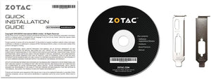 ZOTAC GeForce GT 710 2GB DDR3 Graphics Card, NVIDIA GPU, PCI Express, Low Profile Design, HDMI / DVI / VGA Support, Silent Cooling, Ideal for Basic Display Upgrade