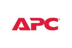 apc red font white background