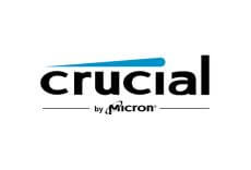 crucial logo black font white background