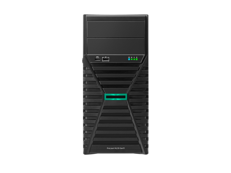 HPE ProLiant ML30 Gen11 E‑2414 2.6GHz 4c 1P 32GB‑DR PC5-5600B 4LFF 1TB HDD 350W PS IN Server